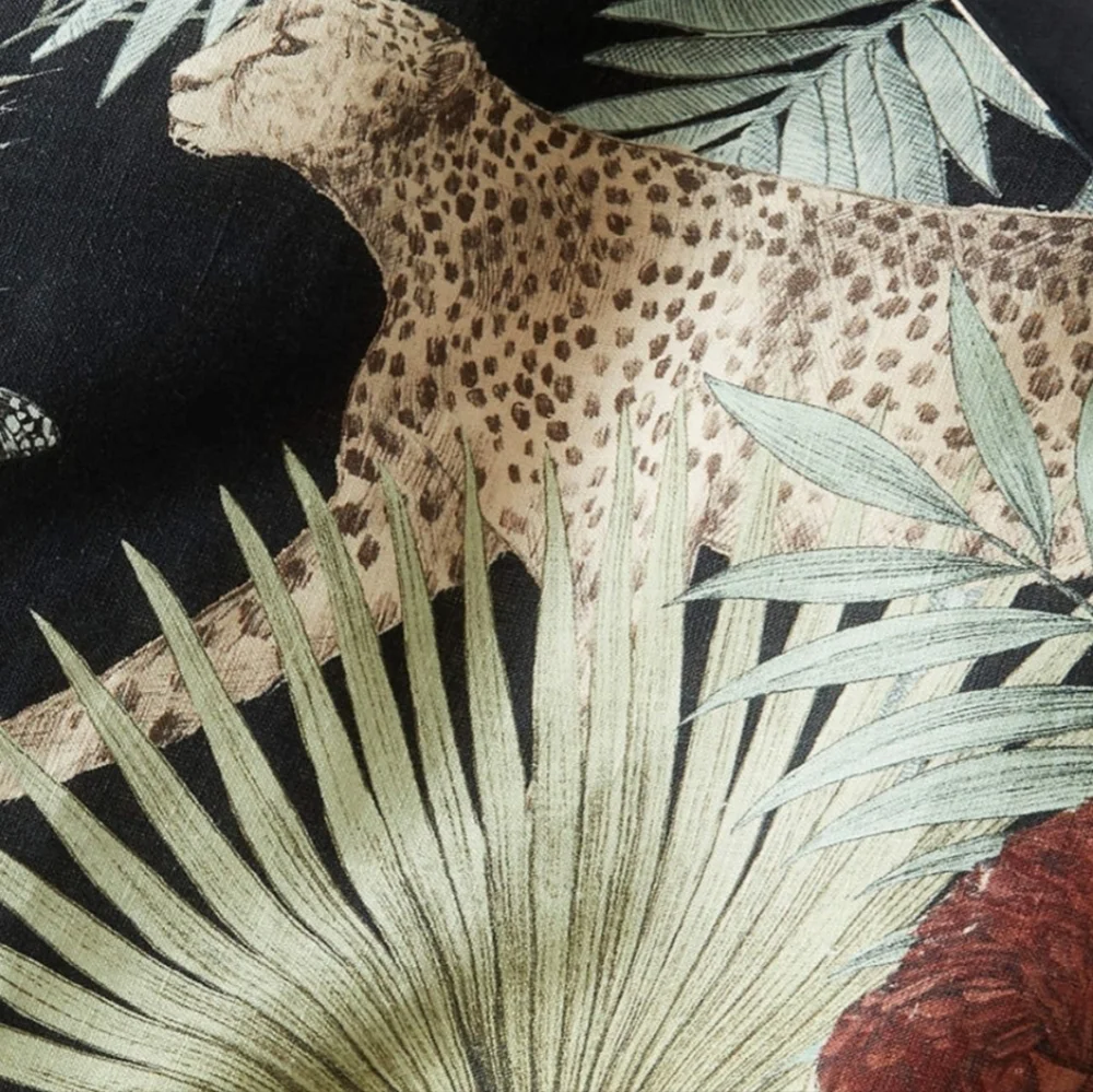 ❤️BUY 5 GET 3 FREE Palm Grove Linen Standard Pillow Shams Set of 2, $79.95
